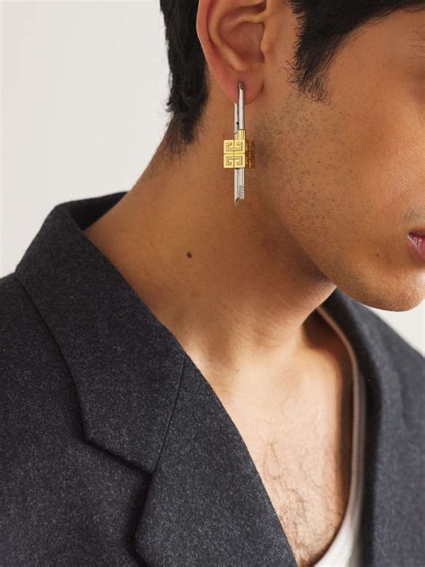 givenchy chain mens|givenchy lock earrings.